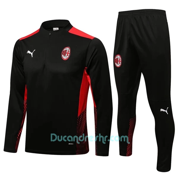 AC Milan Komplet Sweatshirts 2022/23 Crno