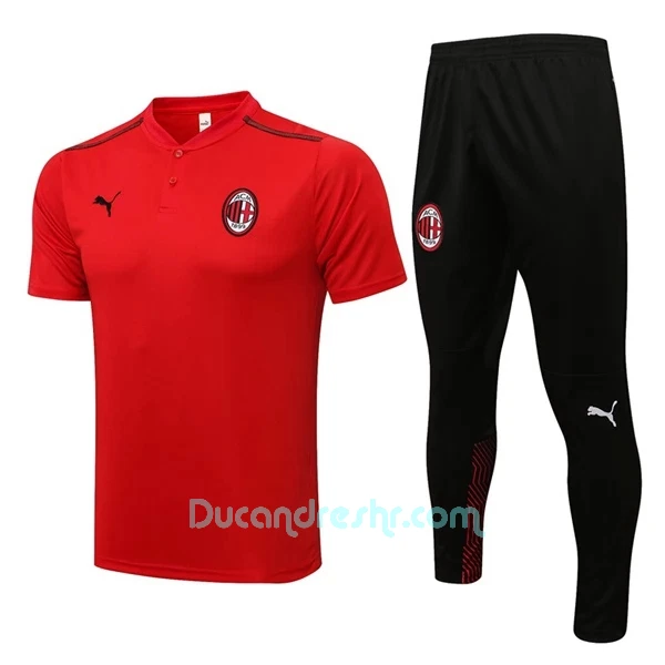 AC Milan Trening Polo 2022/23 Crvena