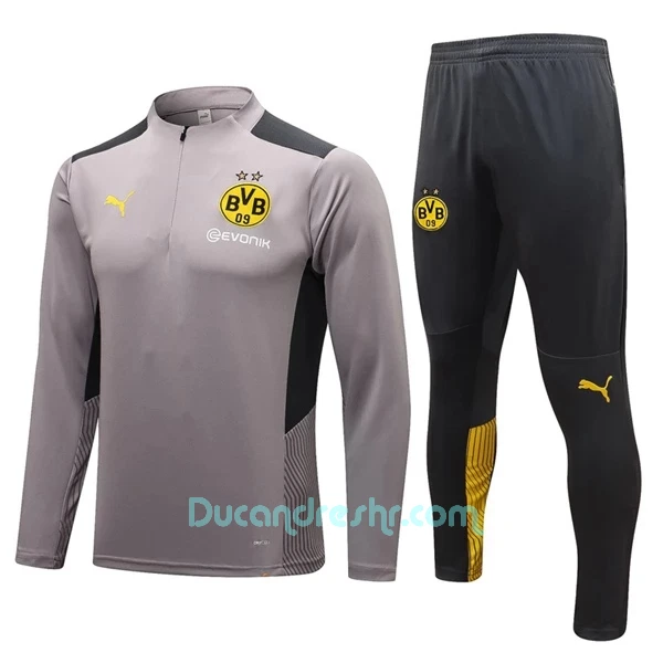 BVB Borussia Dortmund Komplet Sweatshirts 2022/23 Svijetlo-Siva