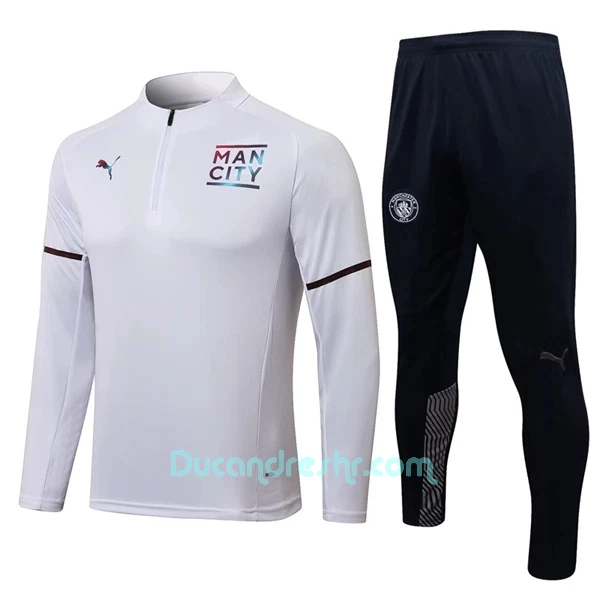 Manchester City Komplet Sweatshirts 2022/23 Bijela