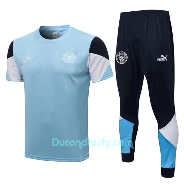 Manchester City Trening Dres Komplet 2022/23 Svijetlo-Plava