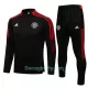 Manchester United Komplet Sweatshirts Dječji 2022/23 Crno-Crveno