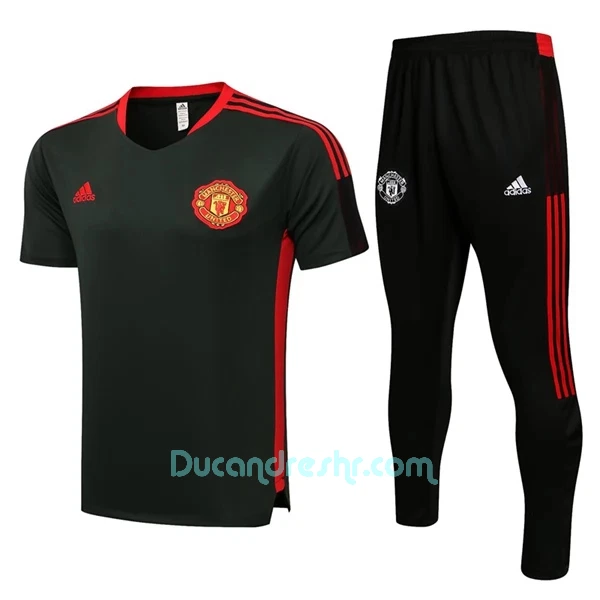 Manchester United Trening Dres Komplet 2022/23 Tamnozelene