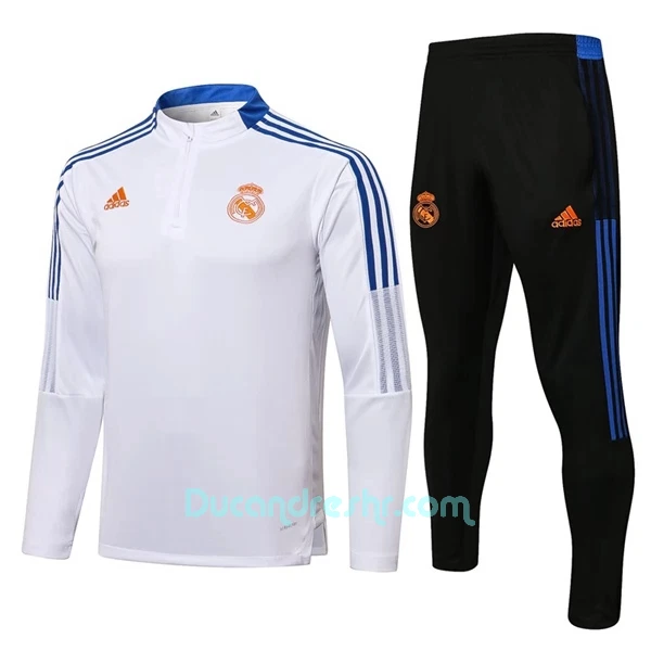 Real Madrid Komplet Sweatshirts 2022/23 Bijelo-Plava