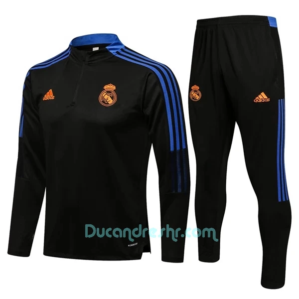 Real Madrid Komplet Sweatshirts 2022/23 Crno