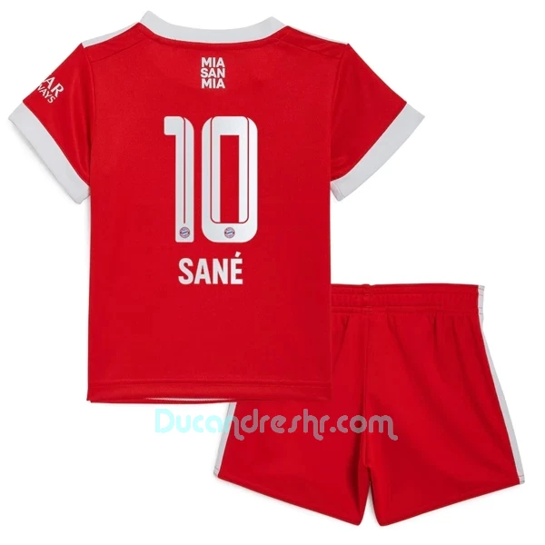 Dres FC Bayern Munich Leroy Sané 10 Dječji Domaći 2022/23