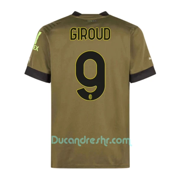 Dres AC Milan Olivier Giroud 9 Treći 2022/23