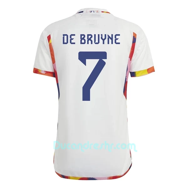 Dres Belgija Kevin De Bruyne 7 Gostujući SP 2022