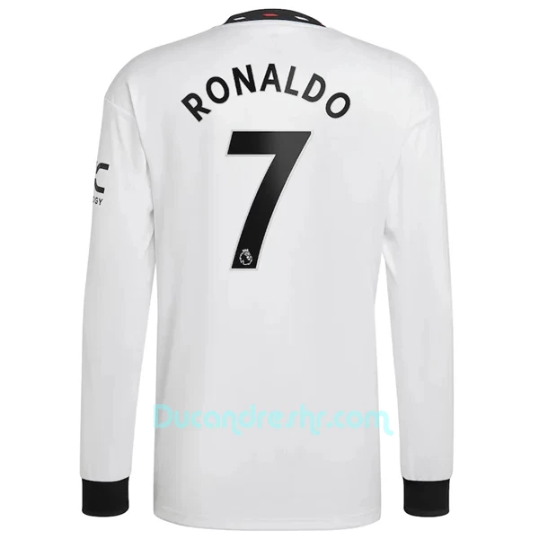 Dres Manchester United Cristiano Ronaldo 7 Gostujući 2022/23 Dugi Rukav