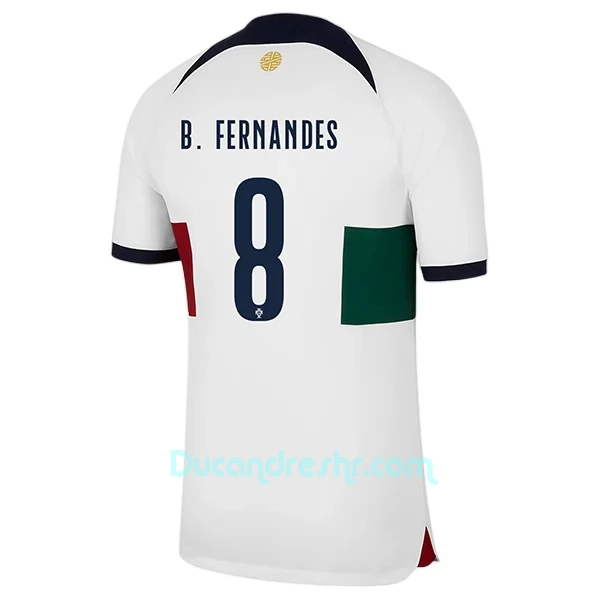 Dres Portugal Bruno Fernandes 8 Gostujući SP 2022