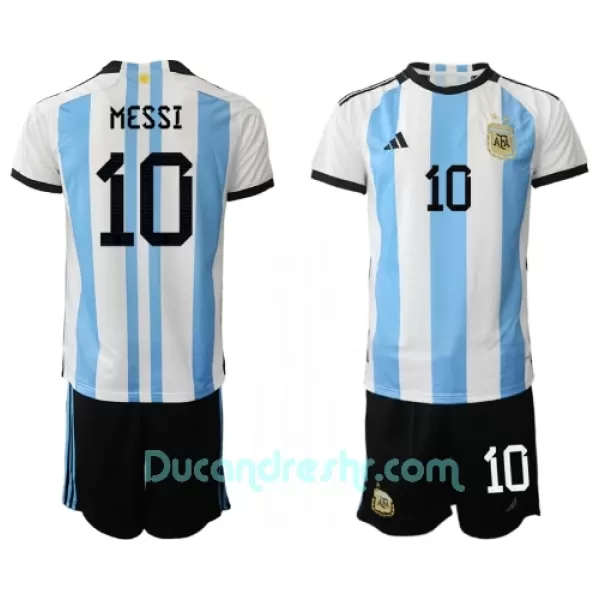 Dres Argentina Lionel Messi 10 Dječji Domaći SP 2022