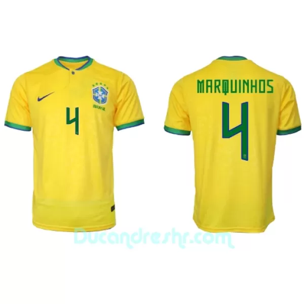 Dres Brazil Marquinhos 4 Domaći SP 2022