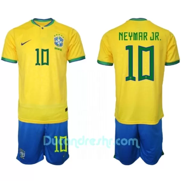 Dres Brazil Neymar Jr 10 Dječji Domaći SP 2022