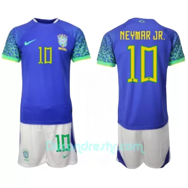 Dres Brazil Neymar Jr 10 Dječji Gostujući SP 2022