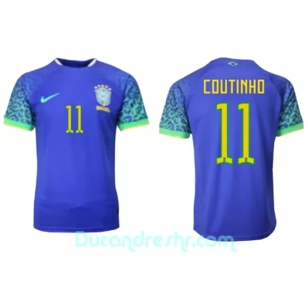 Dres Brazil Philippe Coutinho 11 Gostujući SP 2022