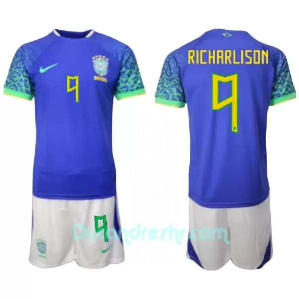 Dres Brazil Richarlison de Andrade 9 Dječji Gostujući SP 2022