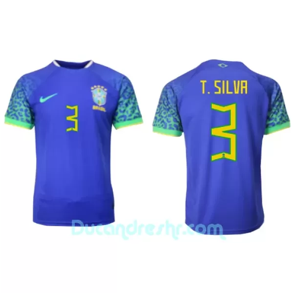 Dres Brazil Thiago Silva 3 Gostujući SP 2022