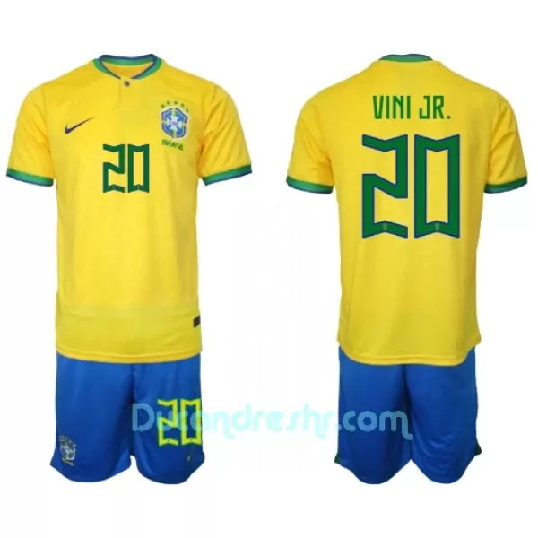 Dres Brazil Vinicius Junior 20 Dječji Domaći SP 2022