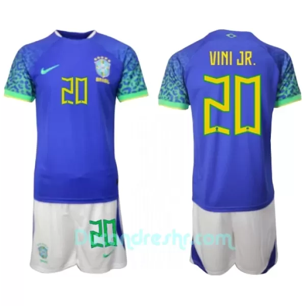 Dres Brazil Vinicius Junior 20 Dječji Gostujući SP 2022