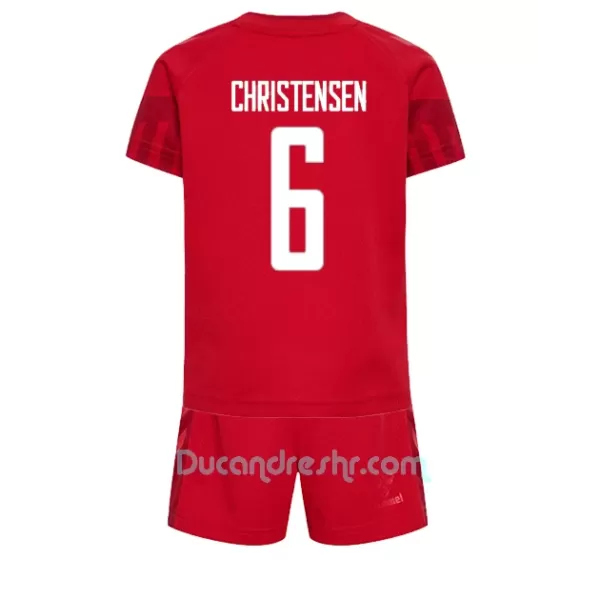 Dres Danska Andreas Christensen 6 Dječji Domaći SP 2022