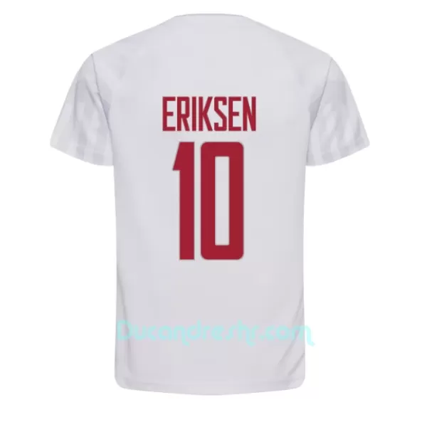 Dres Danska Christian Eriksen 10 Gostujući SP 2022