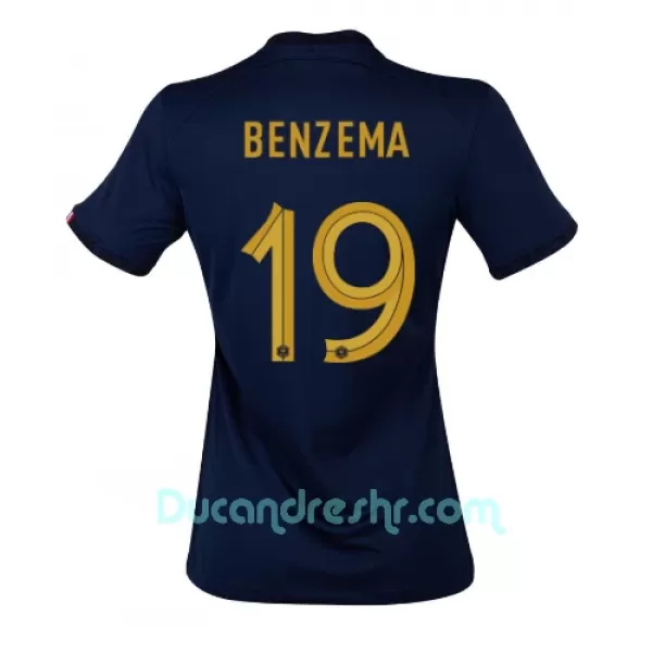 Dres Francuska Karim Benzema 19 Ženski Domaći SP 2022