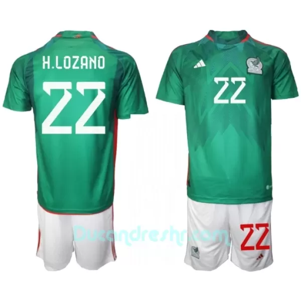 Dres Meksiko Hirving Lozano 22 Dječji Domaći SP 2022