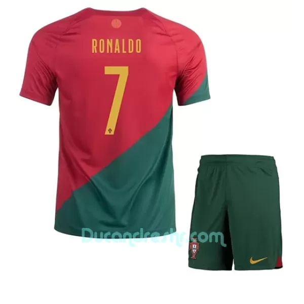 Dres Portugal Cristiano Ronaldo 7 Dječji Domaći SP 2022