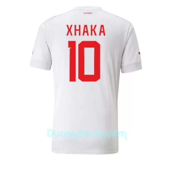 Dres Švicarska Granit Xhaka 10 Gostujući SP 2022