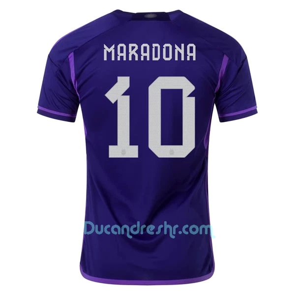 Dres Argentina Maradona 10 Gostujući SP 2022