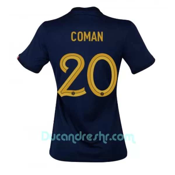 Dres Francuska Kingsley Coman 20 Ženski Domaći SP 2022