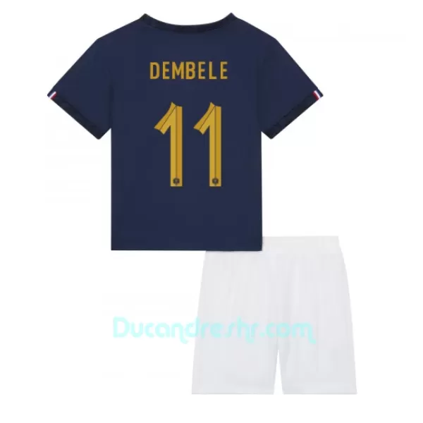 Dres Francuska Ousmane Dembélé 11 Dječji Domaći SP 2022