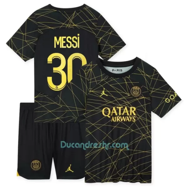 Dres Paris Saint-Germain Lionel Messi 30 Dječji Četvrta 2022/23