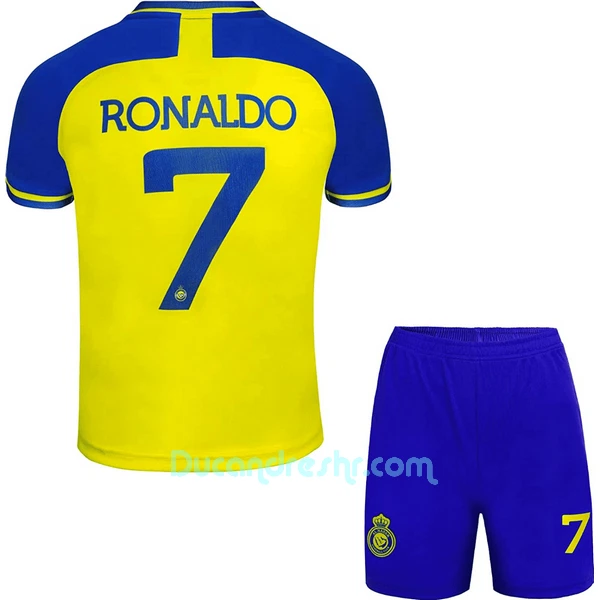 Dres Al-Nassr FC Cristiano Ronaldo 7 Dječji Domaći 2022/23