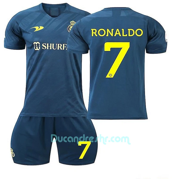 Dres Al-Nassr FC Cristiano Ronaldo 7 Dječji Gostujući 2022/23