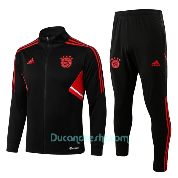 Bayern Munich Komplet Sweatshirts 2022/23 Crno-Crveno