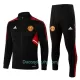 Manchester United Komplet Sweatshirts 2022/23 Crno-Crveno