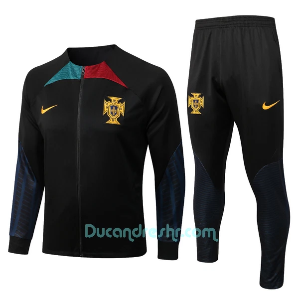 Portugal Komplet Sweatshirts 2022/23 Crno