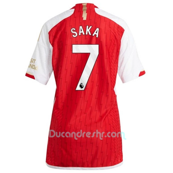 Dres Arsenal Bukayo Saka 7 Ženski Domaći 2023/24