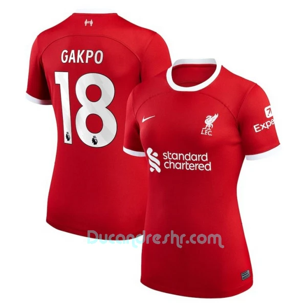 Dres Liverpool Cody Gakpo 18 Ženski Domaći 2023/24