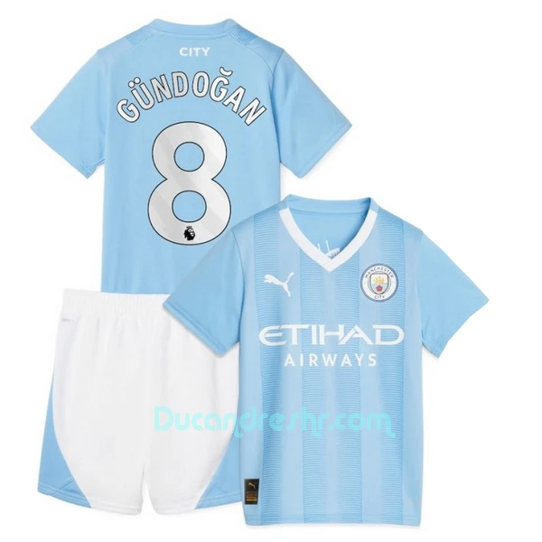 Dres Manchester City Ilkay Gündogan 8 Dječji Domaći 2023/24