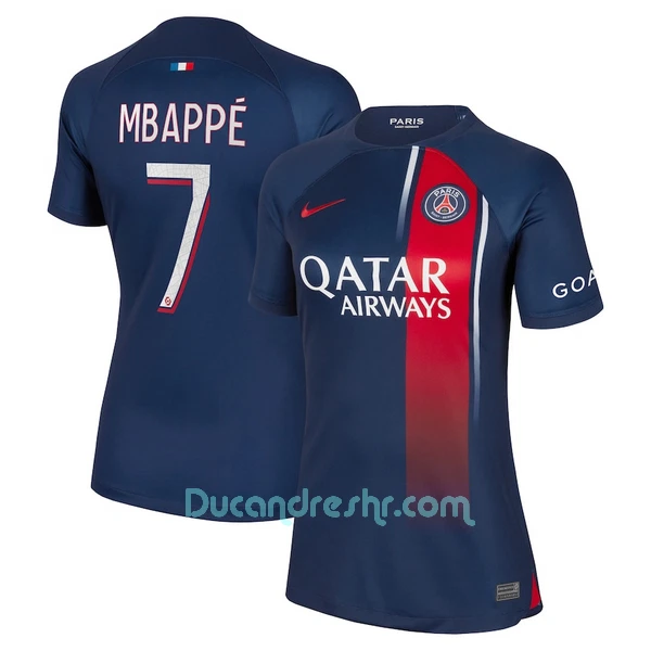 Dres Paris Saint-Germain Kylian Mbappé 7 Ženski Domaći 2023/24