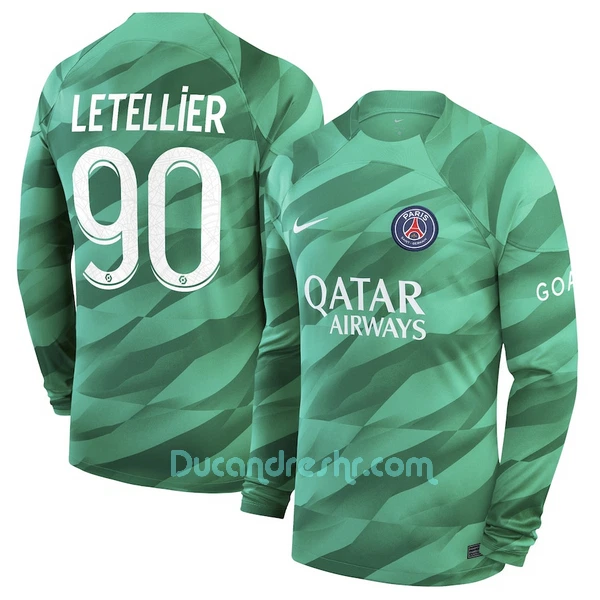 Dres Paris Saint-Germain Letellier 90 Golmanski Domaći 2023/24 Dugi Rukav