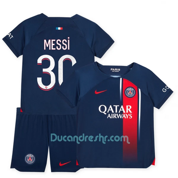 Dres Paris Saint-Germain Lionel Messi 30 Dječji Domaći 2023/24