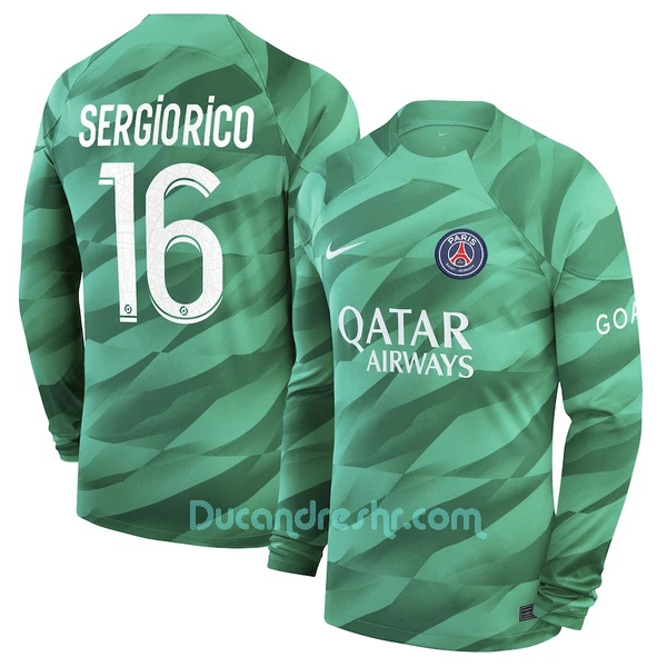 Dres Paris Saint-Germain Sergio Rico 16 Golmanski Domaći 2023/24 Dugi Rukav