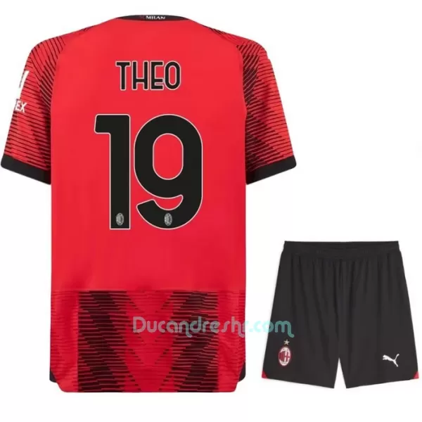 Dres AC Milan Theo Hernández 19 Dječji Domaći 2023/24