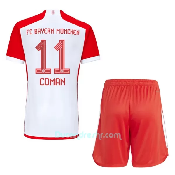 Dres FC Bayern Munich Kingsley Coman 11 Dječji Domaći 2023/24