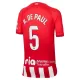 Dres Atlético Madrid Rodrigo de Paul 5 Dječji Domaći 2023/24