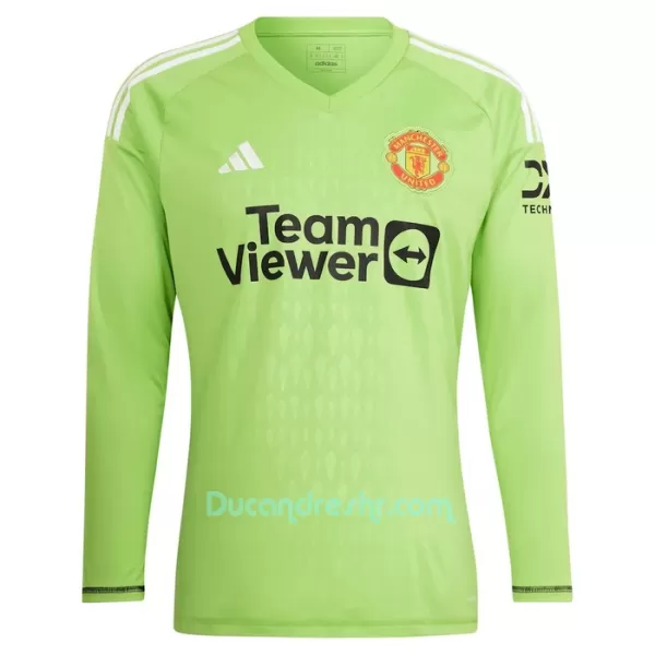 Dres Manchester United De Gea 1 Golmanski Dječji Domaći 2023/24 Dugi Rukav