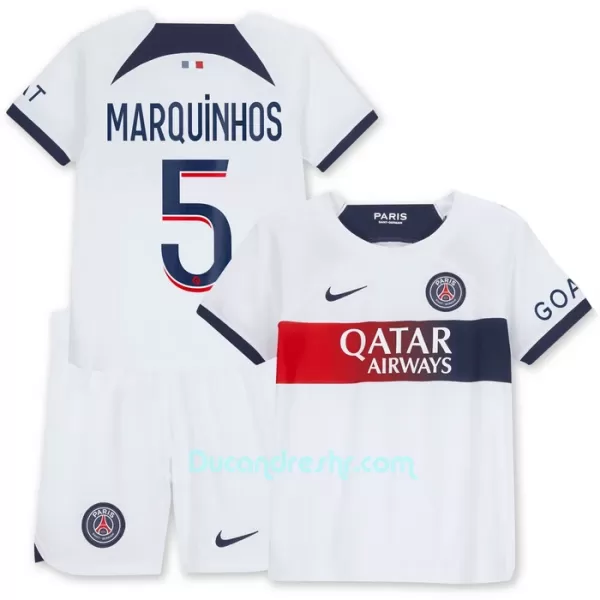 Dres Paris Saint-Germain Marquinhos 5 Dječji Gostujući 2023/24